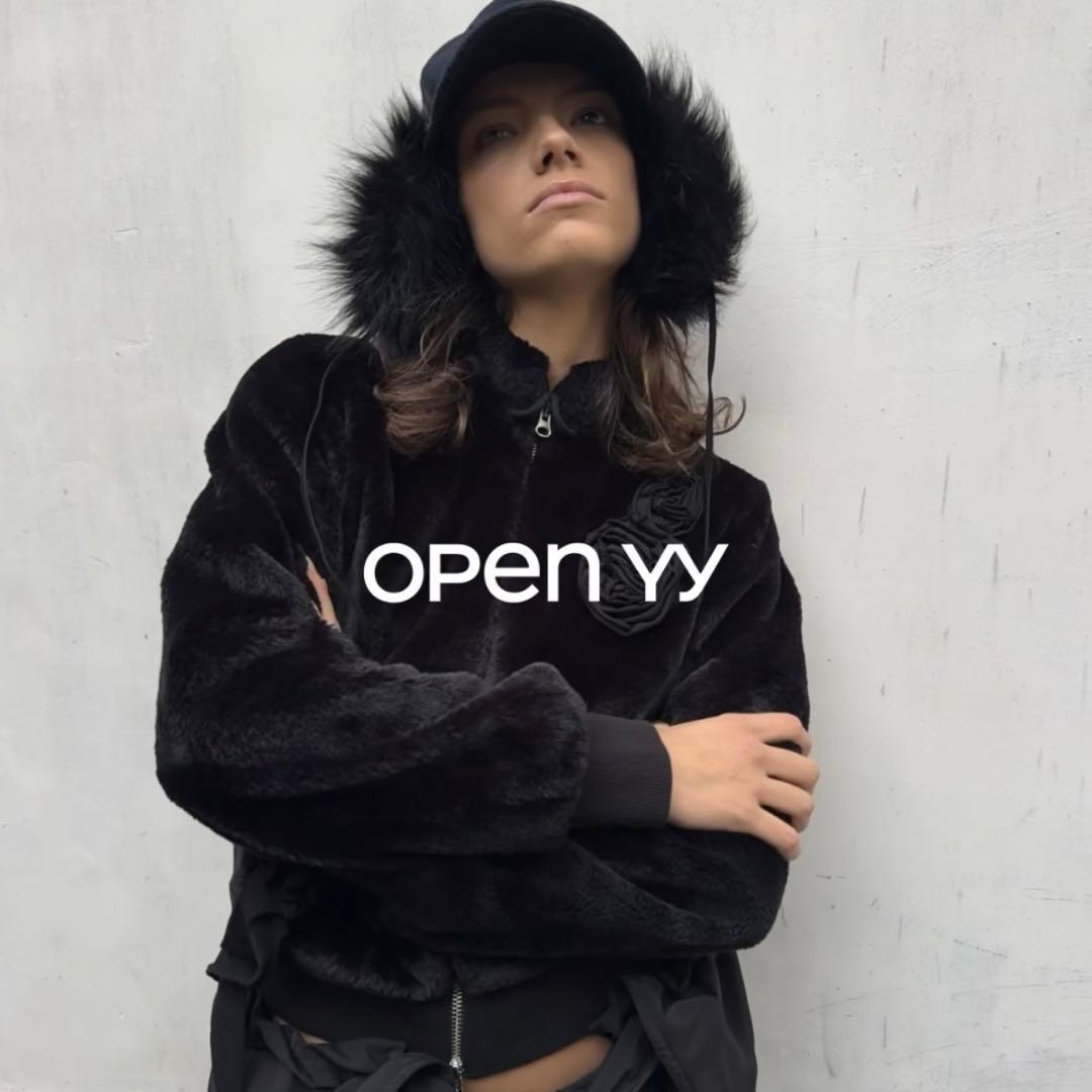 openyy オープンワイワイ　韓国　ジャケット　ファージャケット　アウター