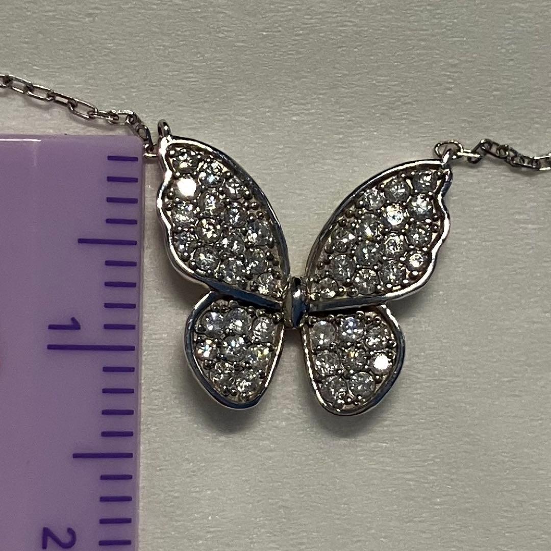 lkサロン　バタフライ小　wg 蝶 ネックレス　箱なし