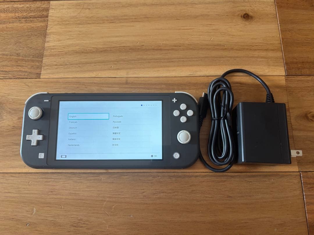 【動作確認済】任天堂Switch Lite 本体 グレー 充電器付き