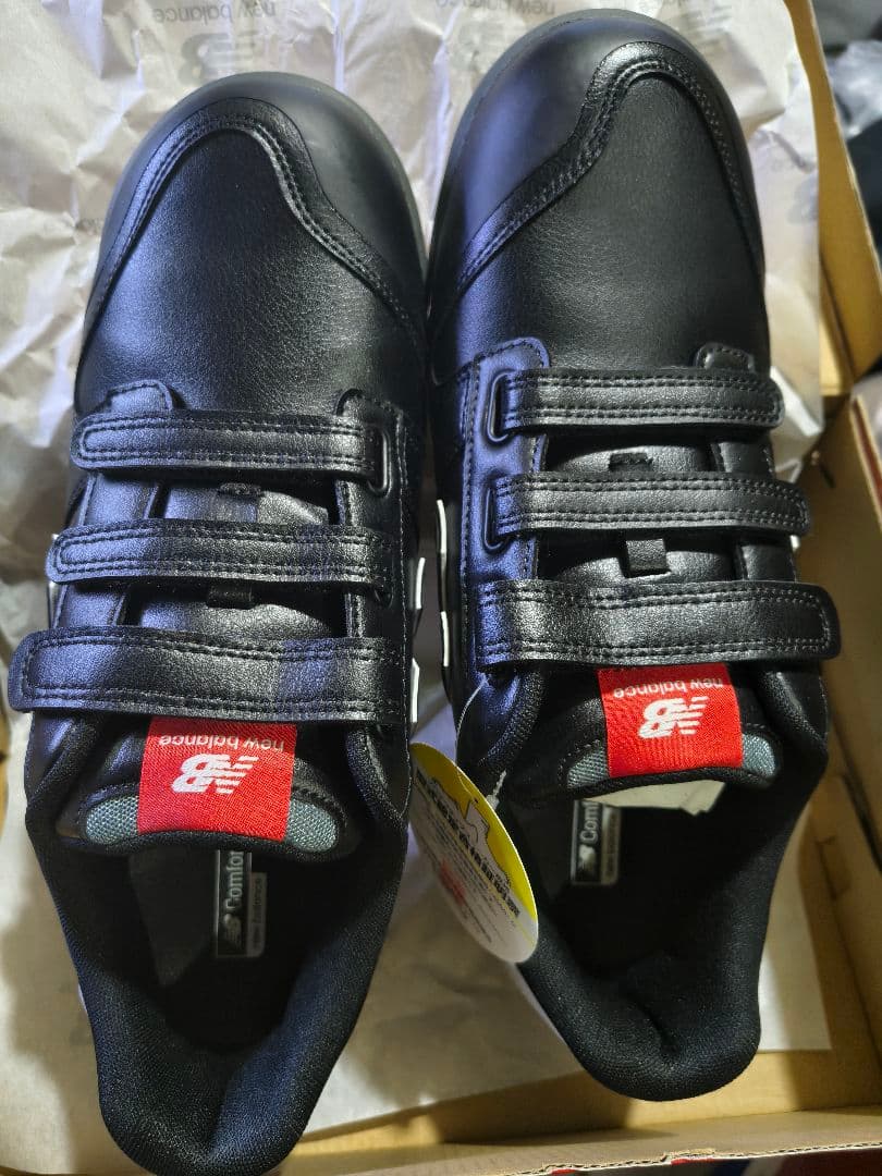 New Balance ブラック 安全靴 ベルクロ