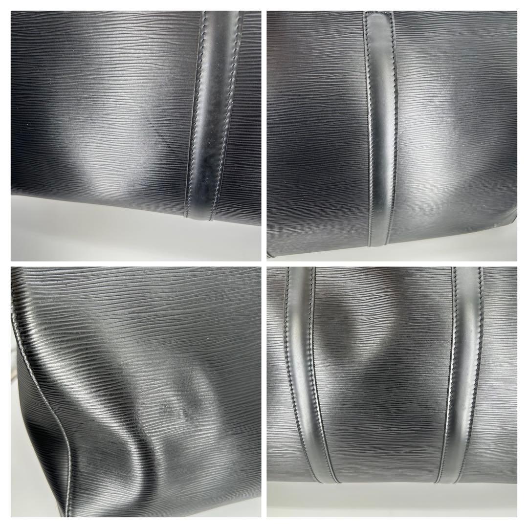 ルイヴィトン エピ キーポル50 M42962 黒 ボストンバッグ 保存袋 鍵付