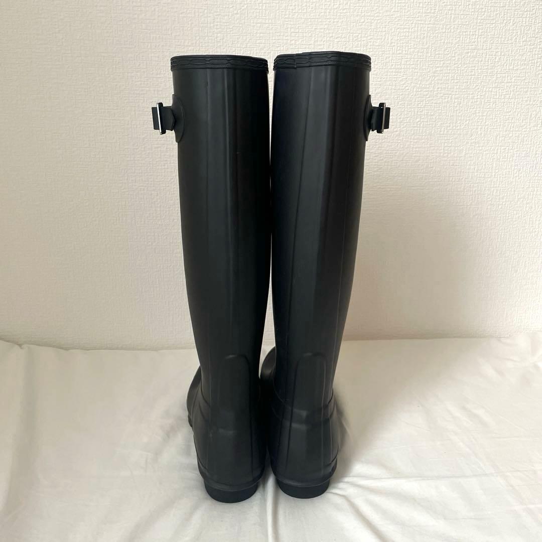 【美品】HUNTER ハンター　長靴　ブラック UK 6 エコメルカリ便