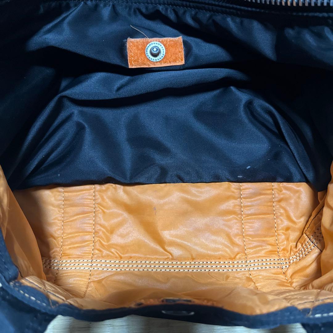 ポーター　タンカー　ドラムバッグ　黒