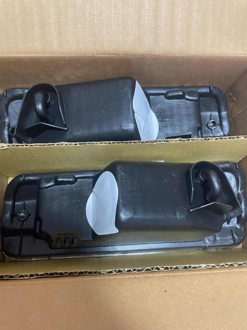 プラド78クリスタルフロントウィンカー左右セット