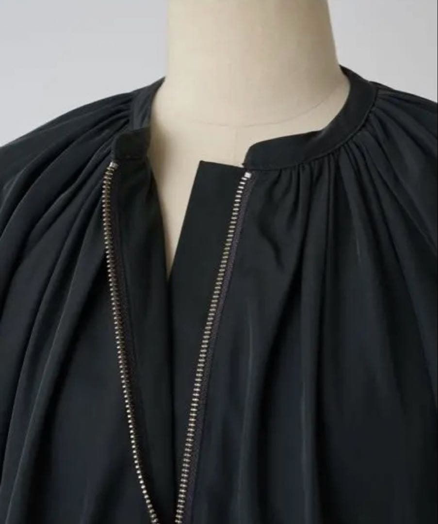 BEARDSLEY ビアズリー　ギャザーブルゾン グレー