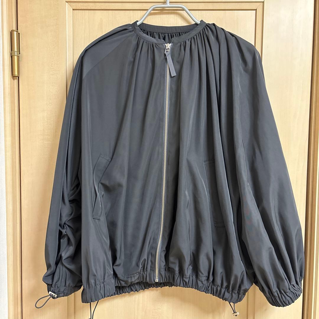 BEARDSLEY ビアズリー　ギャザーブルゾン グレー