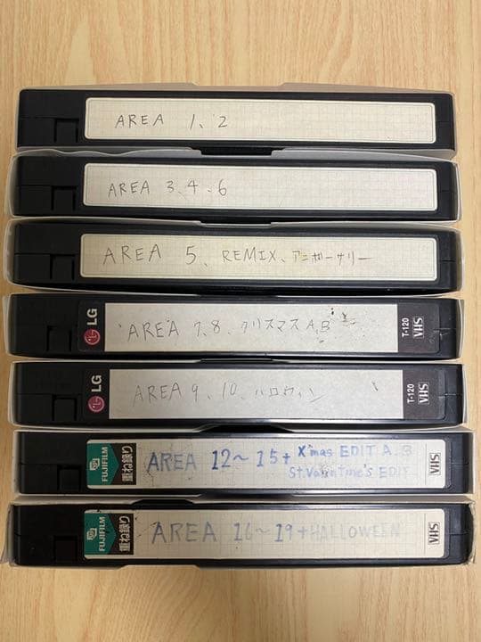 パラパラ　ビデオ　六本木 AREA ほぼフルコンプVHS＋おまけ付き