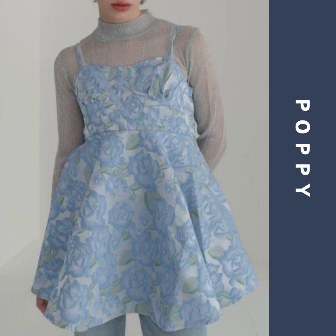 未使用✨POPPY JACQUARD FLARE CAMI TUNIC