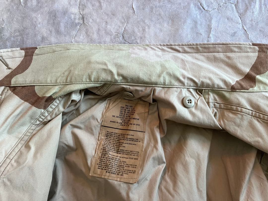 80's 米軍実物 放出品 M65 フィールドジャケット 3Cデザートカモ 迷彩