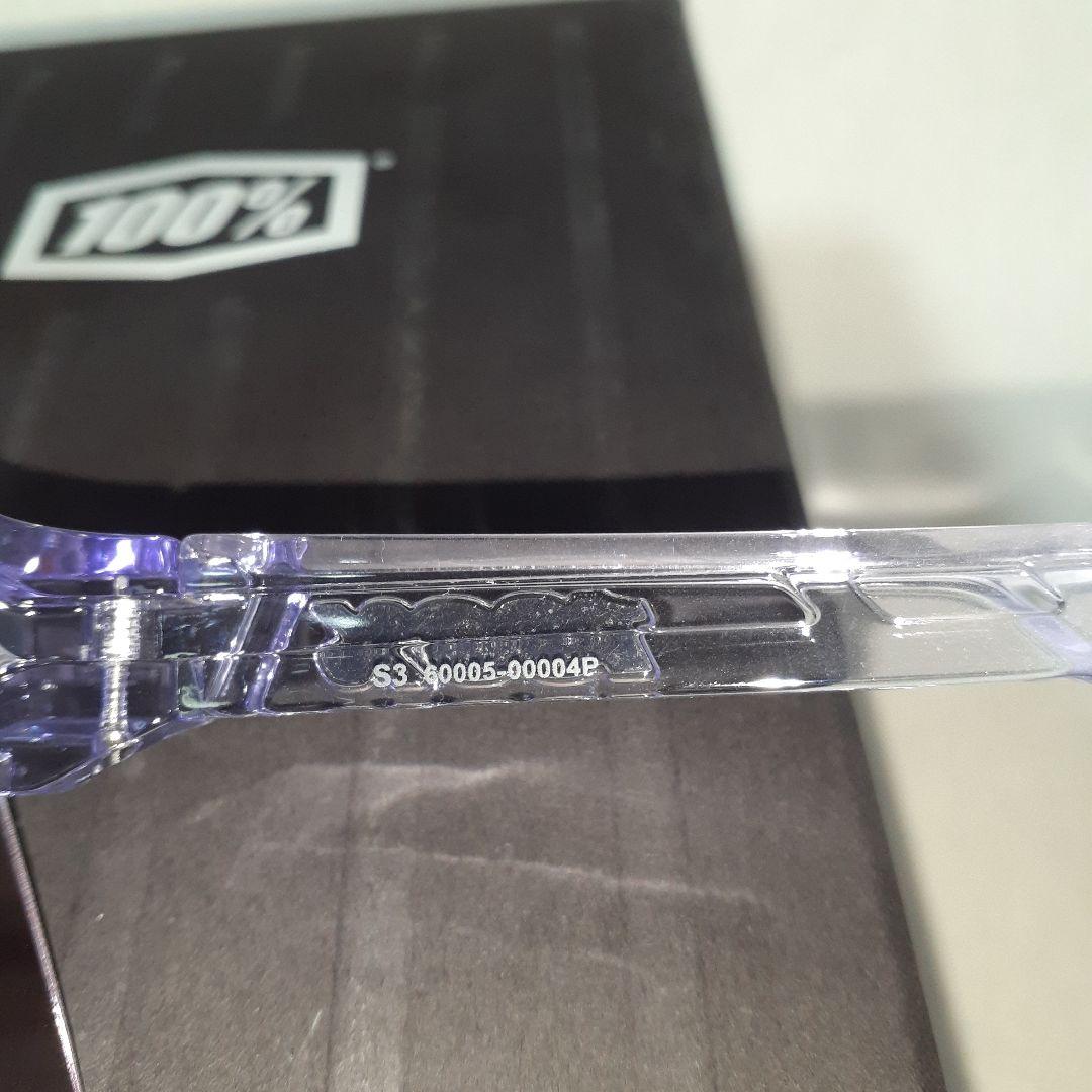 最新版 100% S3 クリア ラベンダー ワンハンドレッド サングラス