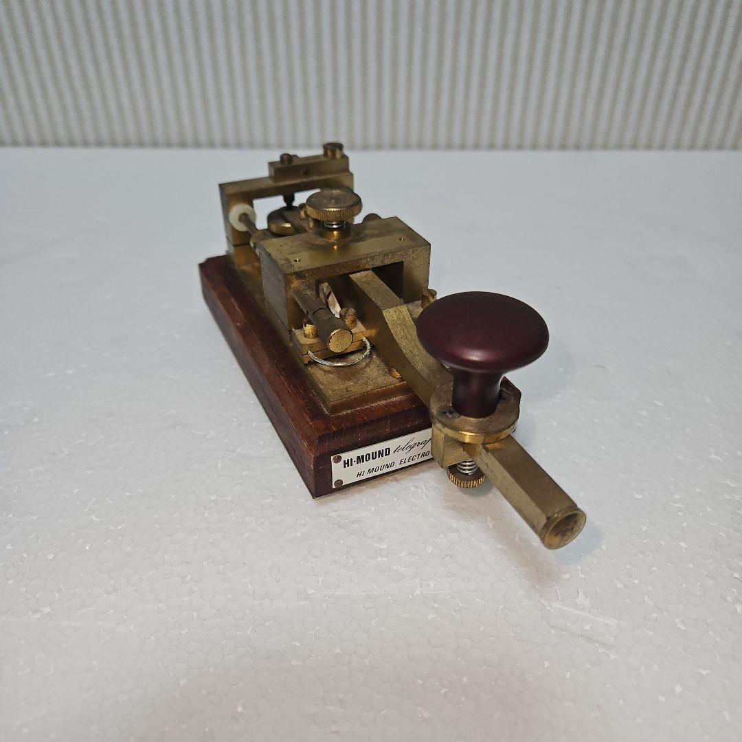 希少✨HI-MOUND ハイモンド HK-802 縦振り電鍵 ストレートキー