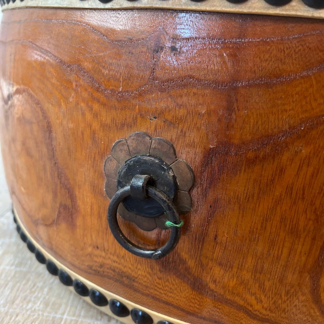 和太鼓　平胴太鼓　面1尺4寸　胴6寸　台付