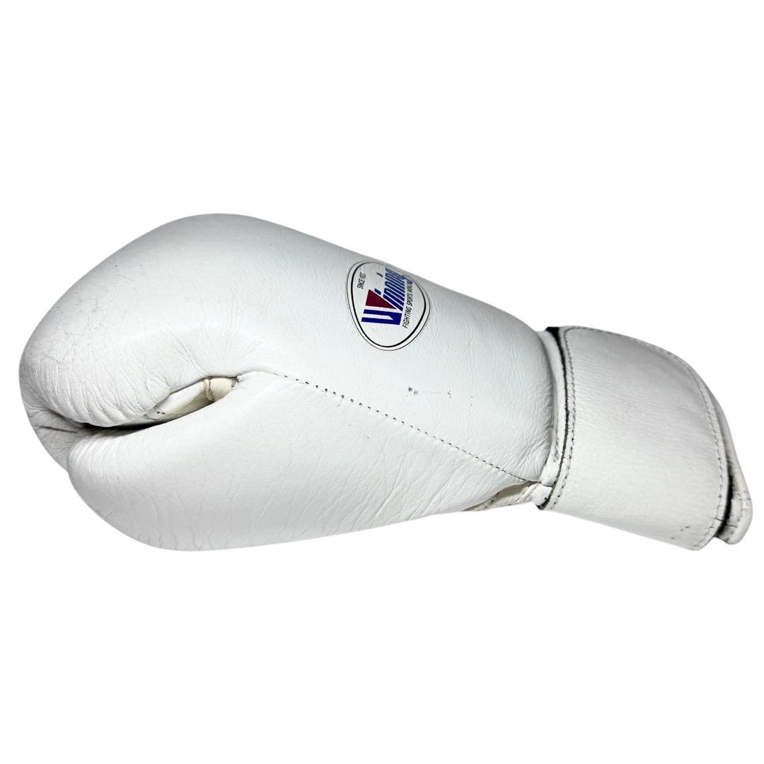 winning ボクシンググローブ 8オンス マジックテープ式 ホワイト 日本製