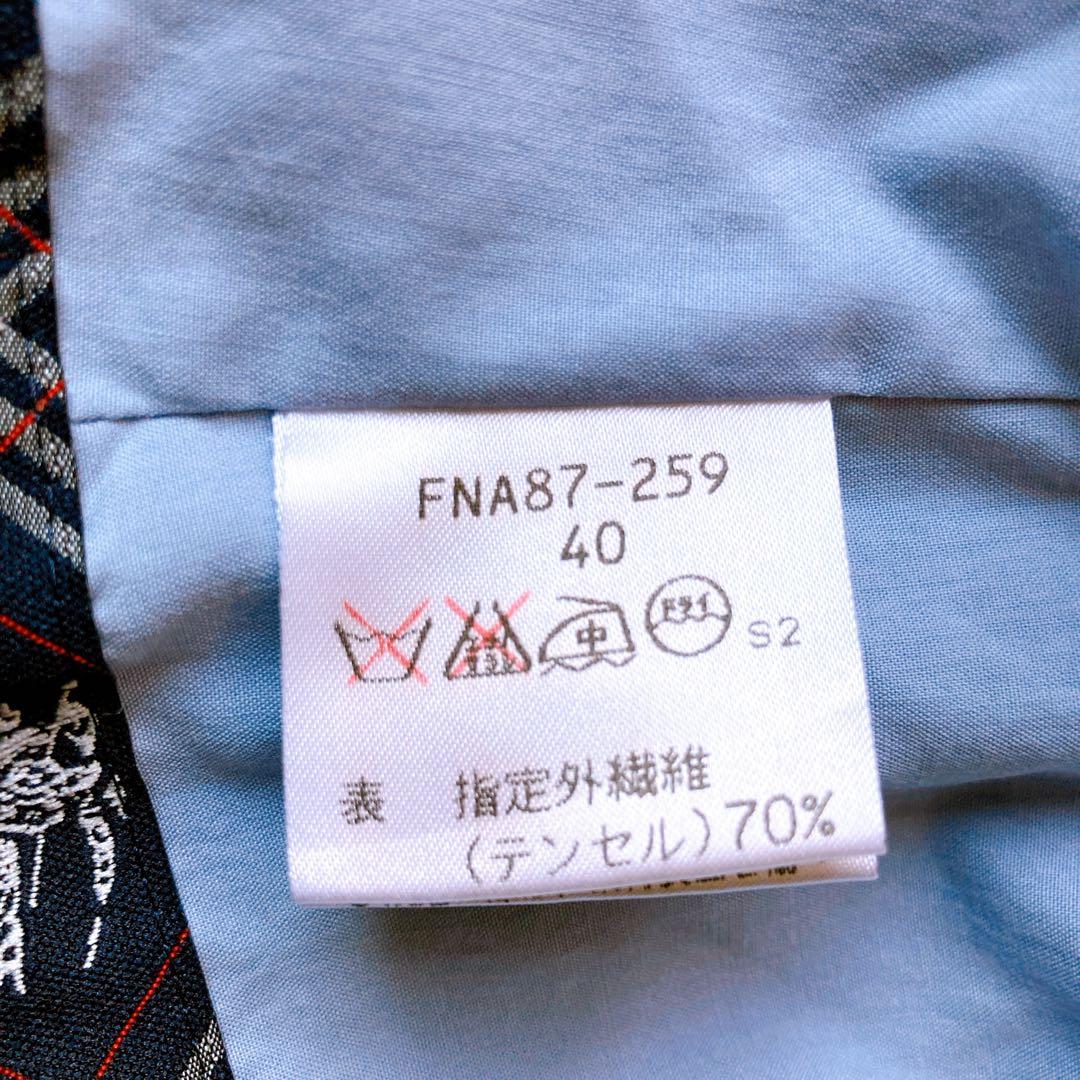 BURBERRY バーバリー モッズコート ノバチェック 金ボタン 大きい 40