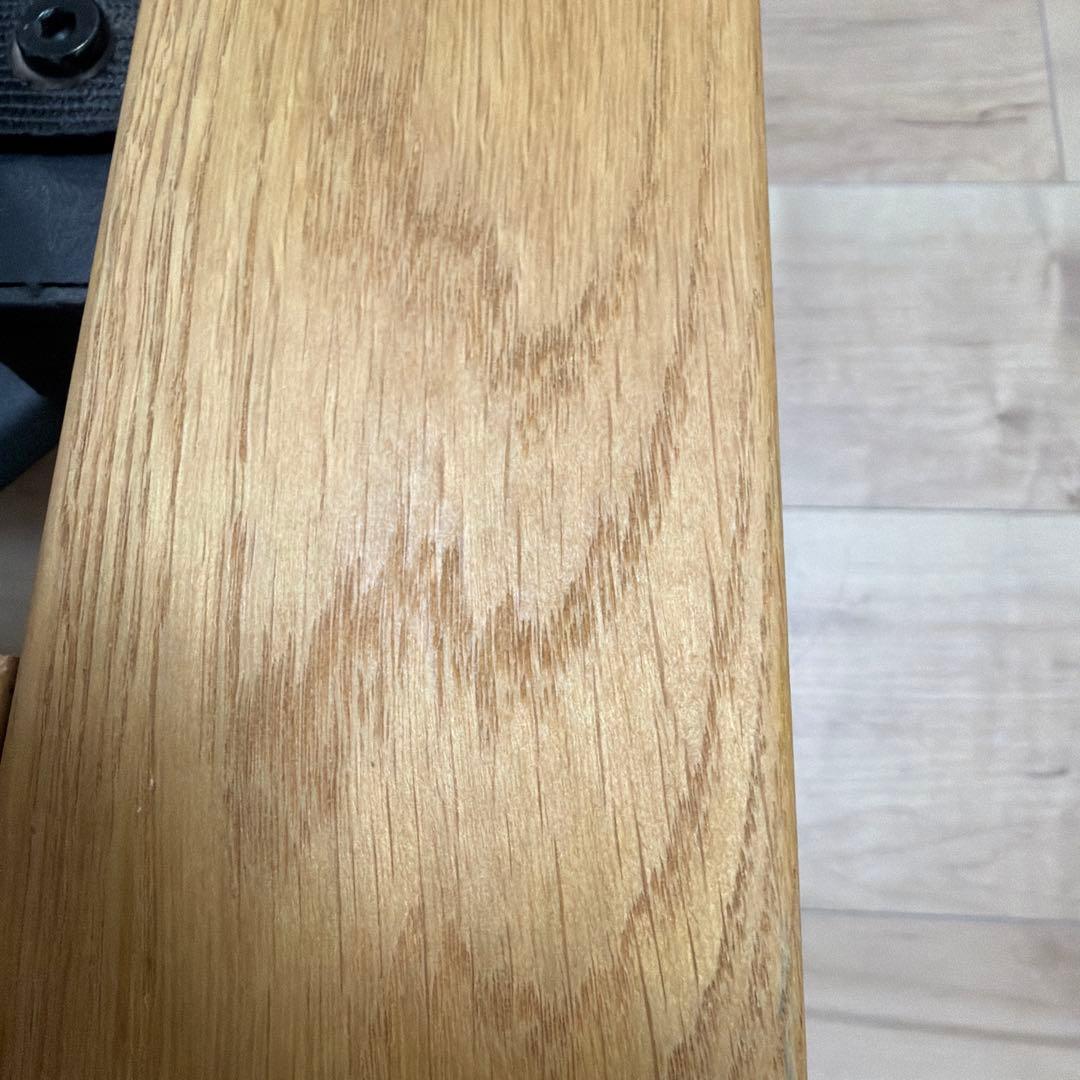 【値下げ‼️無印良品】ダブル ベッドフレーム(オーク材) ヘッドボード付