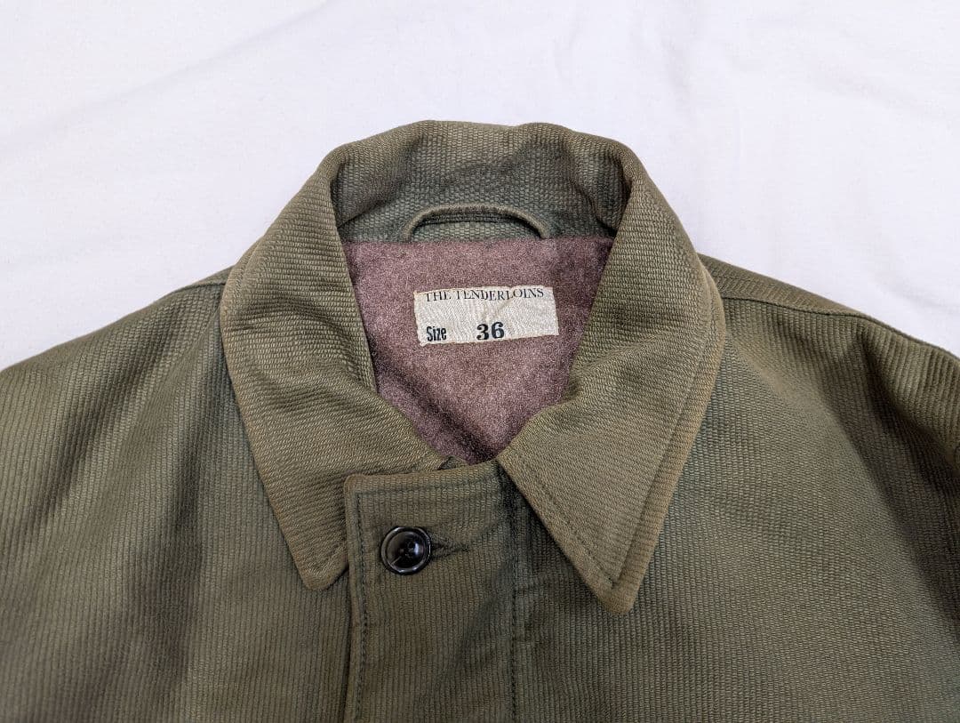 TENDERLOIN A-2type デッキジャケット 鬼フェード　良雰囲気