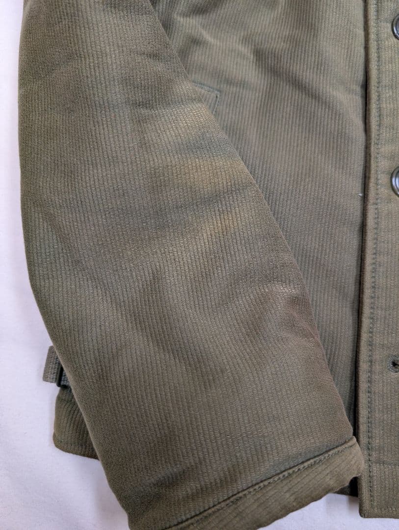 TENDERLOIN A-2type デッキジャケット 鬼フェード　良雰囲気