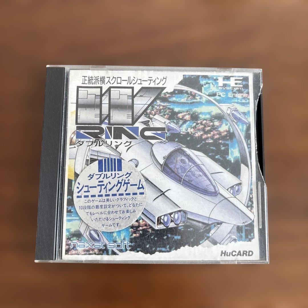 PCエンジン　ダブルリング　動作確認済　ケース・説明書付き