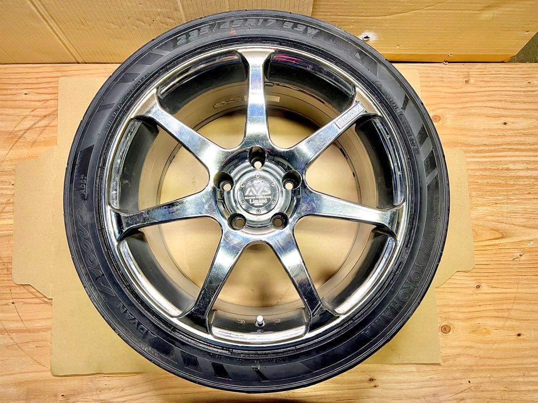 AVS MODEL 7 Limited 17インチ クロームメッキ 2本 当時物
