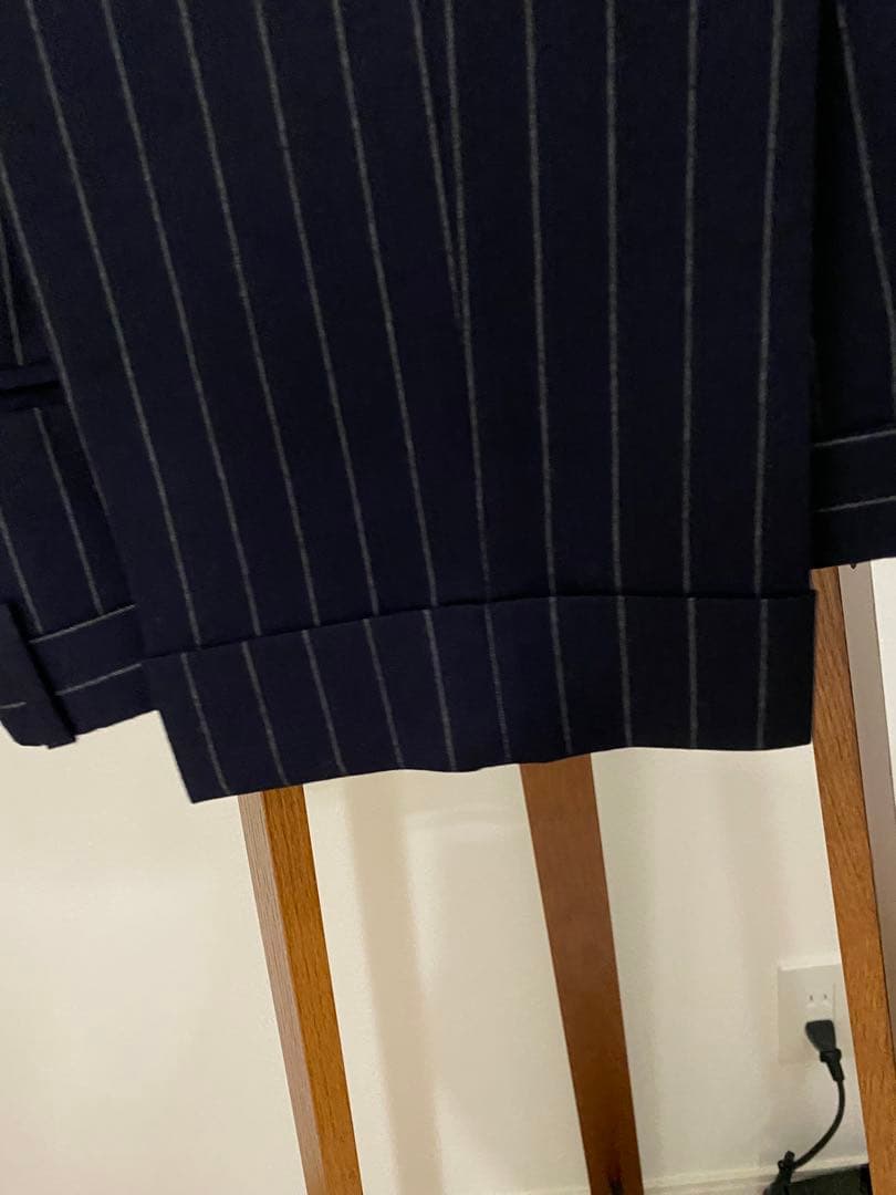 TAGLIATORE ネイビー ストライプ ビジネススーツ 48サイズ
