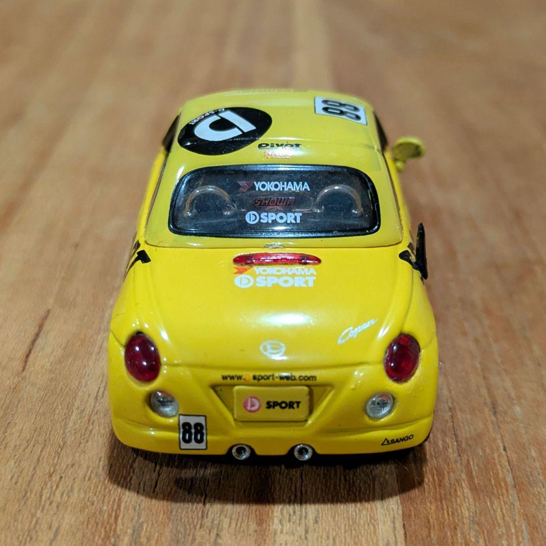 ダイハツ　初代　コペン　ミニカー　イエロー　2台セット　【1台難有り】