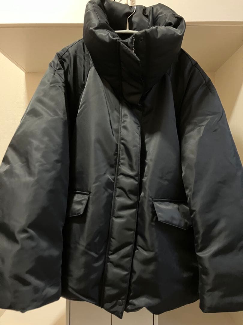 完売 美品 PLST プラステ スタンドカラーパデッドブルゾン