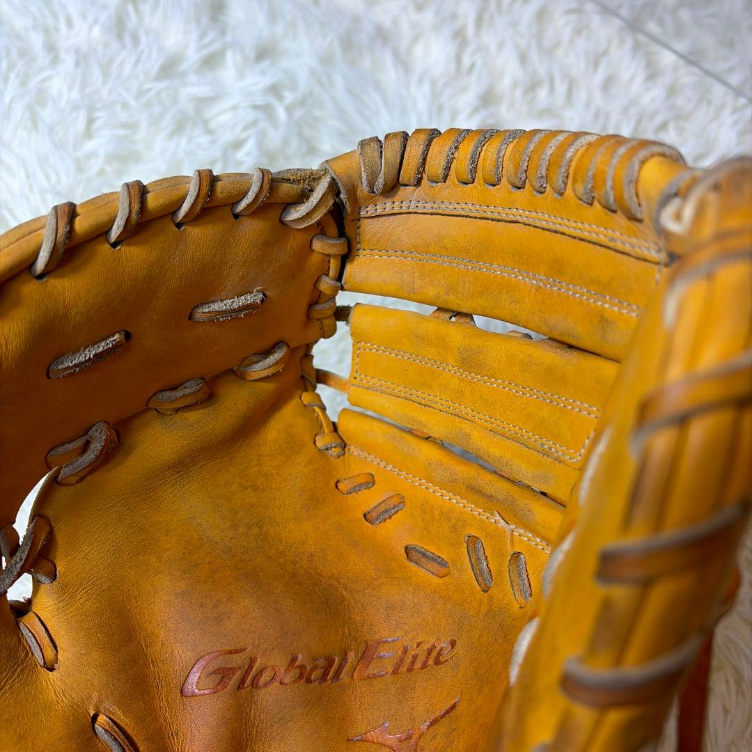 美品　ミズノ　ファーストミット　硬式　軟式　左利き グローバルエリート