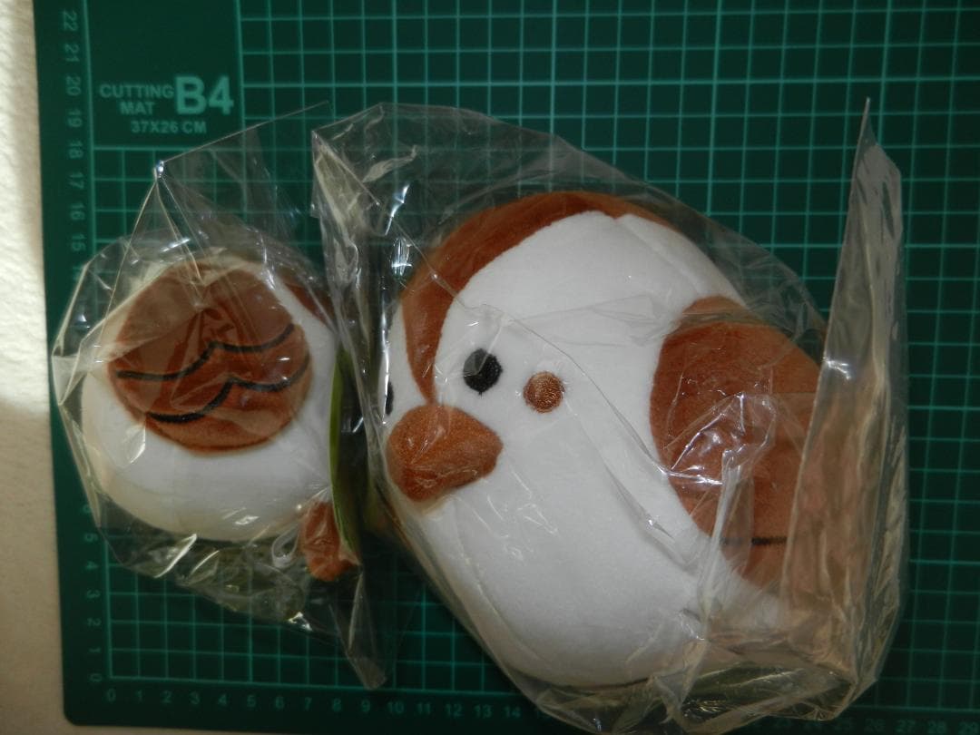 イクスカすずめ ボールチェーン マスコット ぬいぐるみ アクリルチャーム