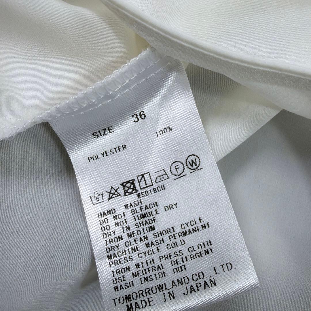 美品　ボールジィ Ballsey クリアデシン メタルボタンシャツブラウス