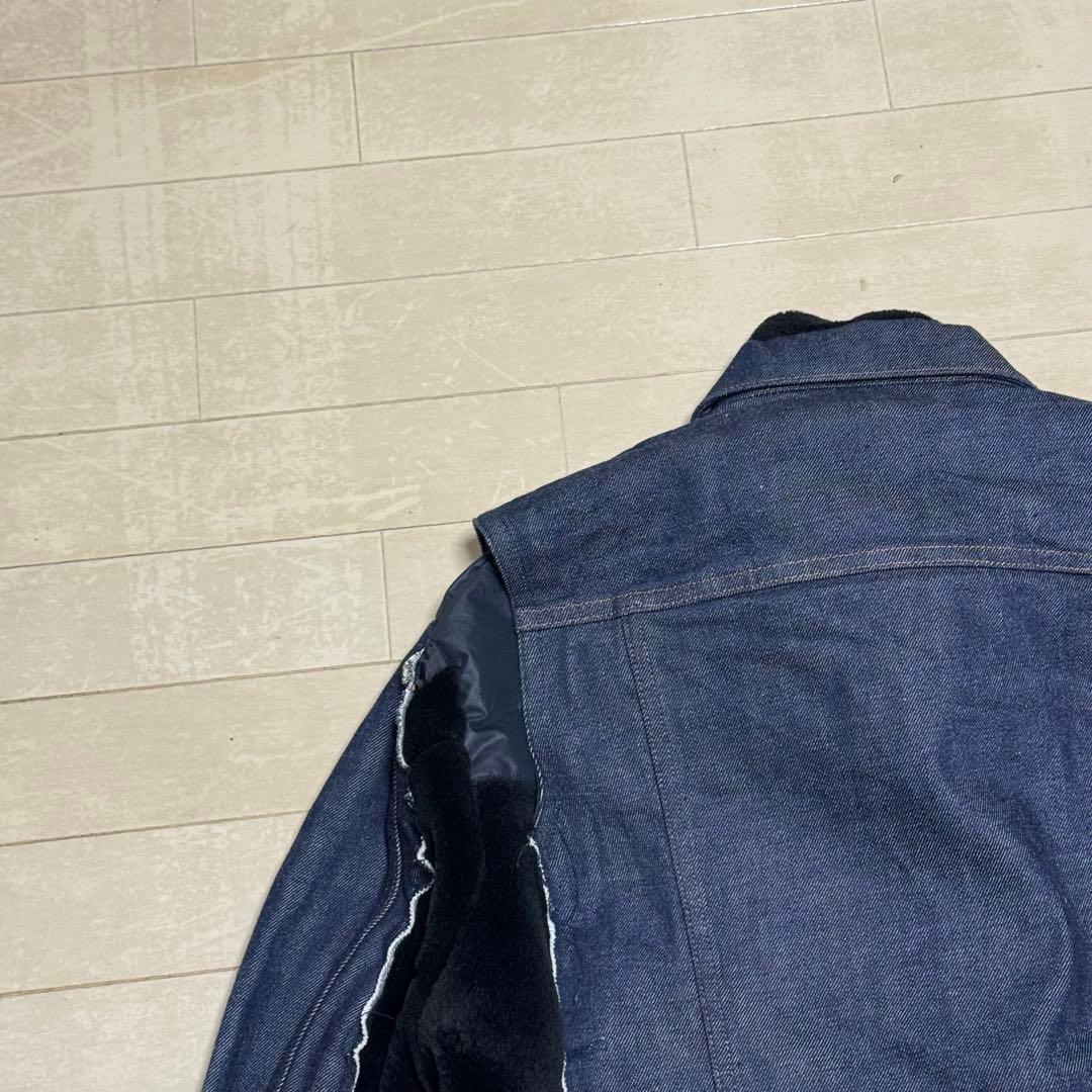 sacai × APC faux shearing コラボデニムジャケット