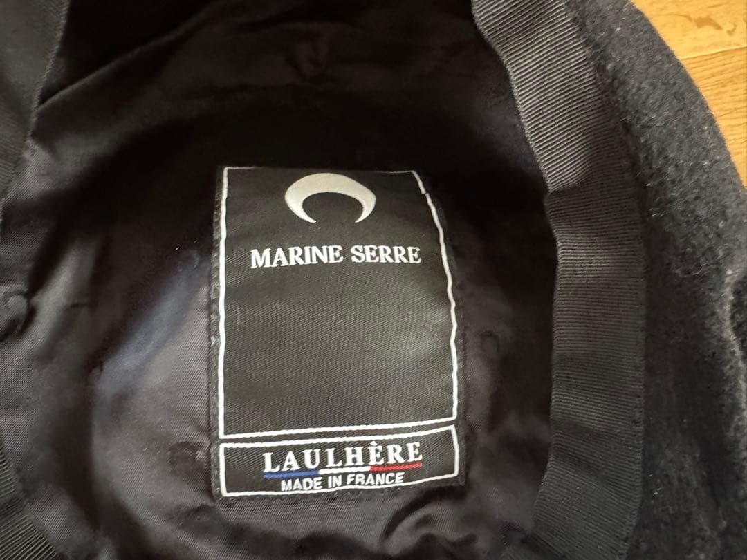 MARINE SERRE ベレー帽 Made in France Lサイズ