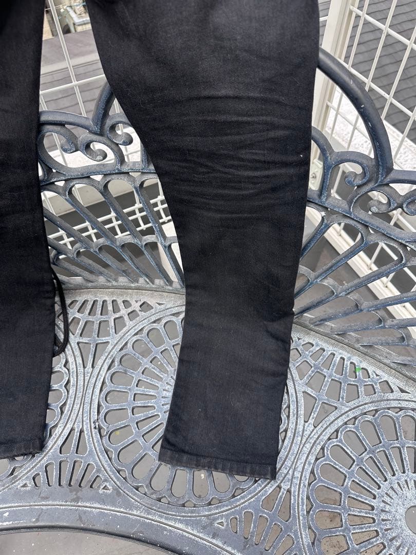 SAINT LAURENT PARIS エディ期ブラックスキニーデニムパンツ