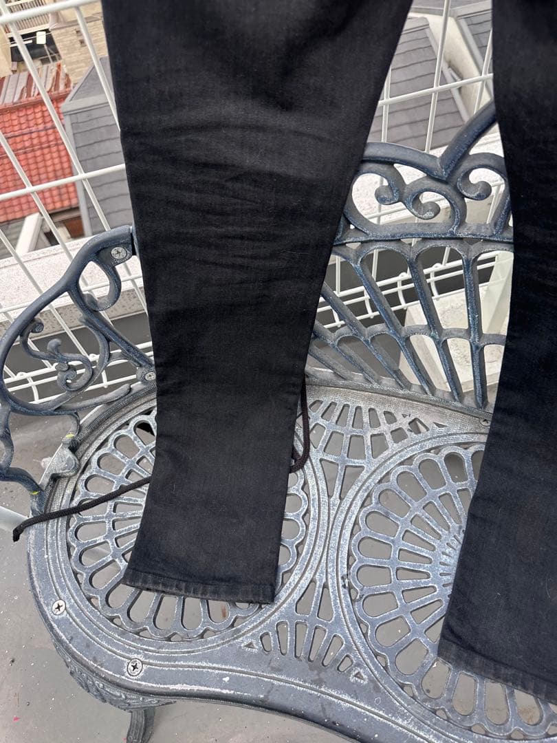 SAINT LAURENT PARIS エディ期ブラックスキニーデニムパンツ