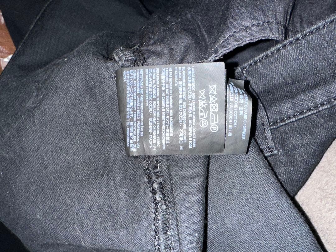 SAINT LAURENT PARIS エディ期ブラックスキニーデニムパンツ