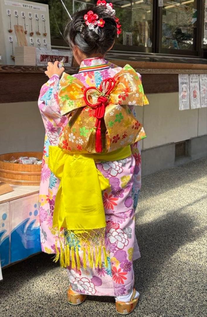 7才キッズ着物七五三フルセット