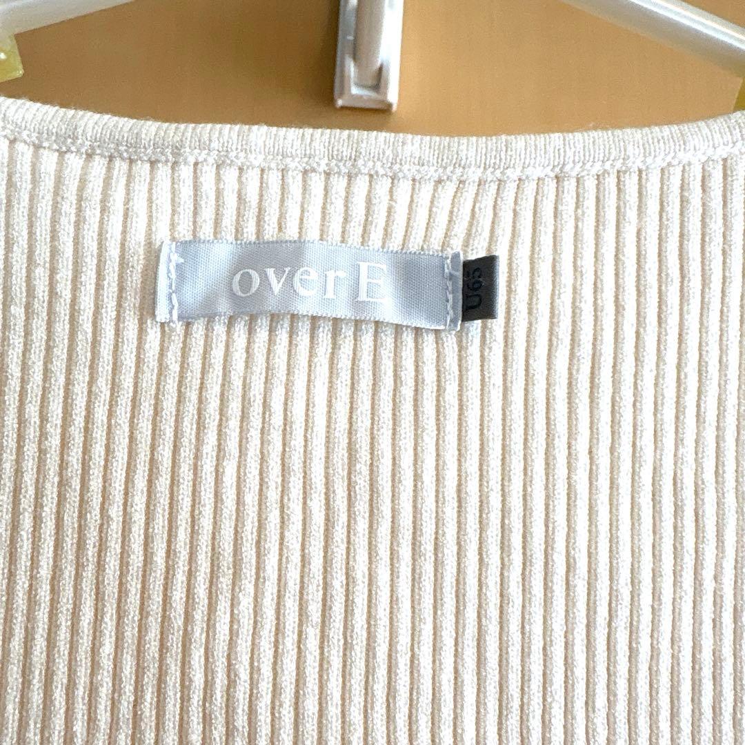 overE チュールドッキングワンピース　オフホワイト