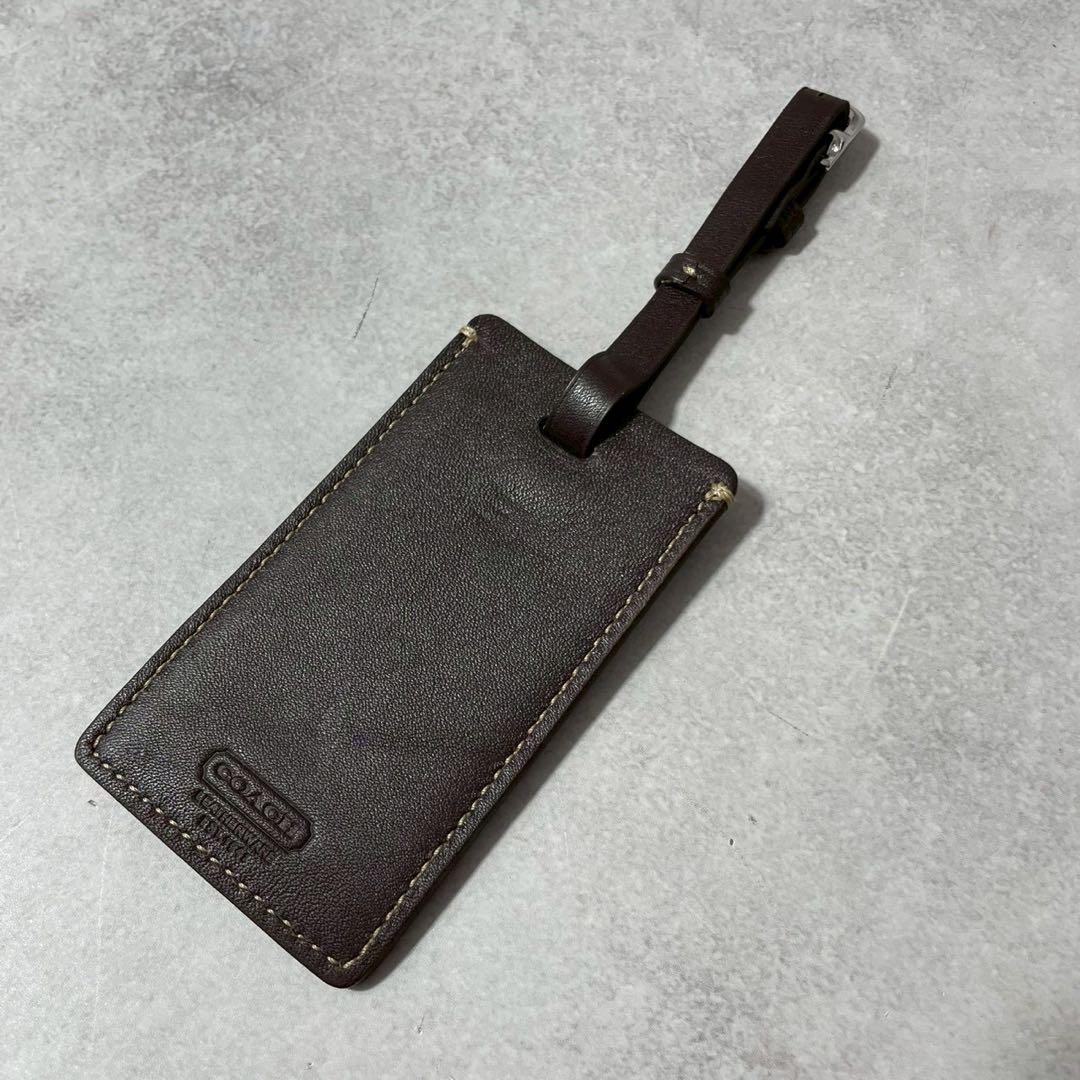 【極美品】コーチ 2way ボストンバッグ オールレザー ロゴ ブラウン