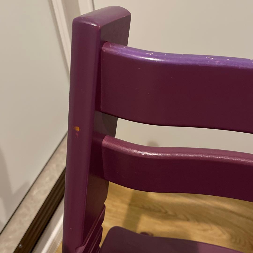 希少カラー　ストッケ　5シリーズ　パープル　STOKKE ベビー　チェアー