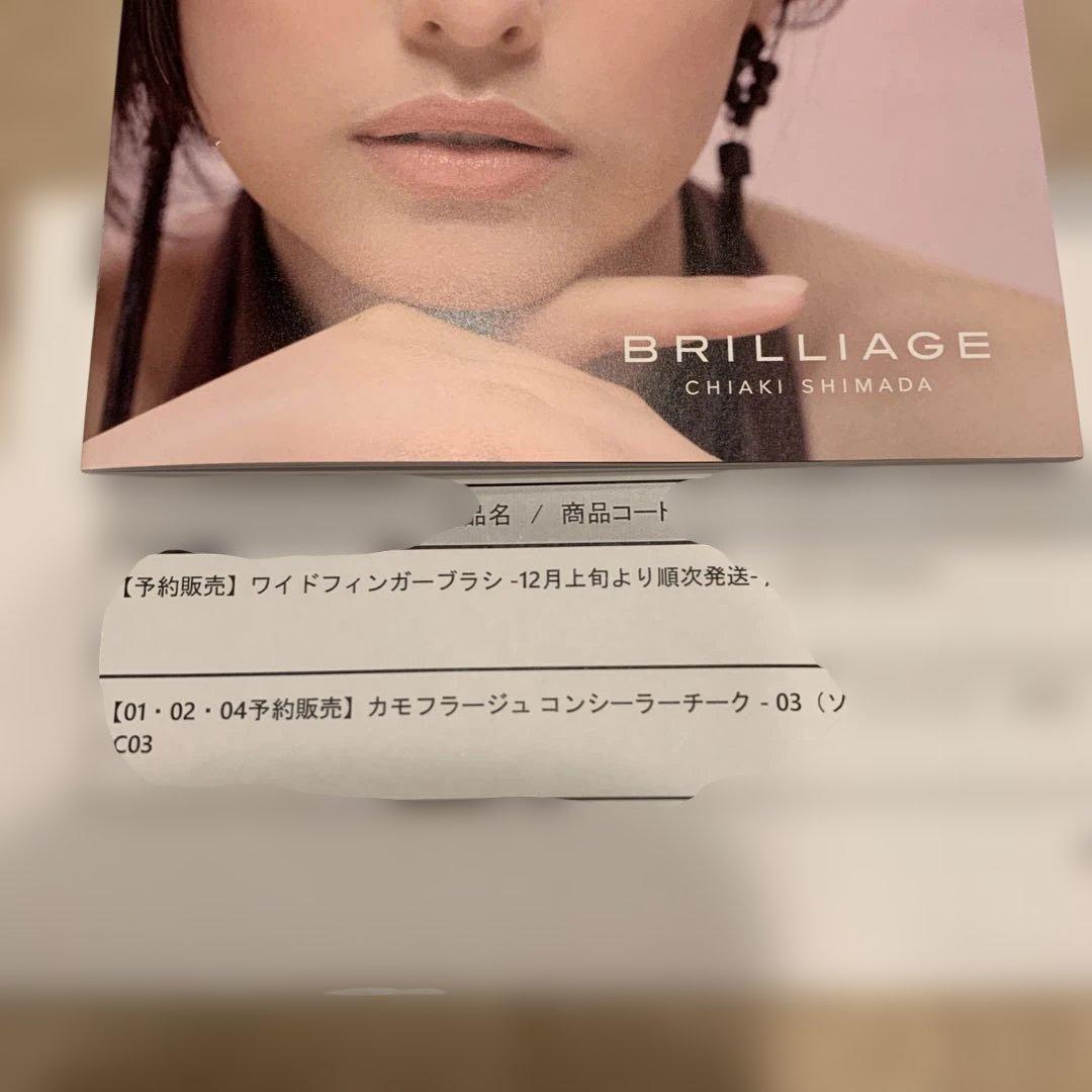 BRILLIAGE CONCEALER CHEEK 03 ワイドフィンガーブラシ