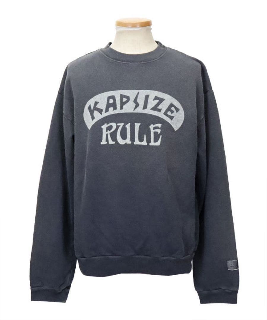 KAPITAL キャピタル 裏毛 クルースウェットKAPSIZE RULEpt