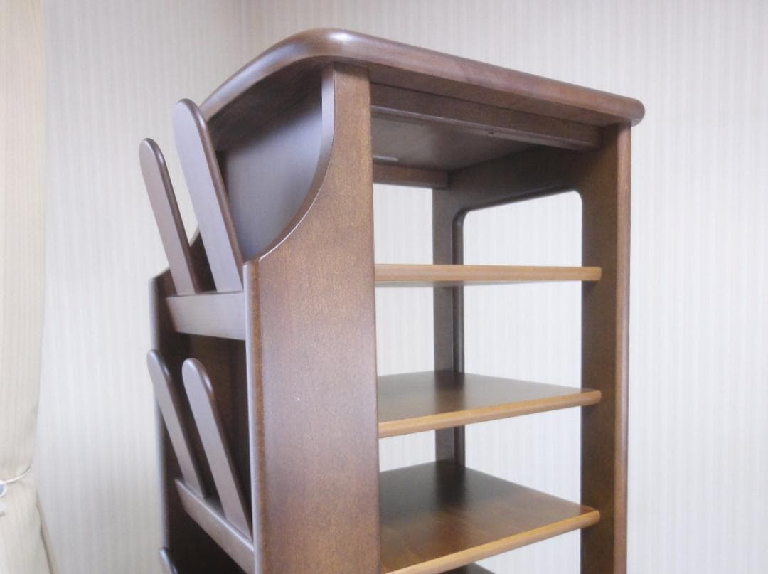 カリモク karimoku スリッパラック 木製4段チェスト 収納棚 レトロ