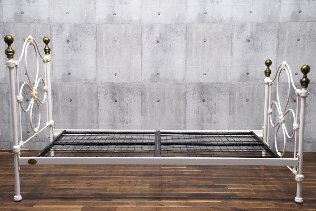 EGC81 ローラアシュレイ チェルトナム シングルベッドフレーム アイボリー