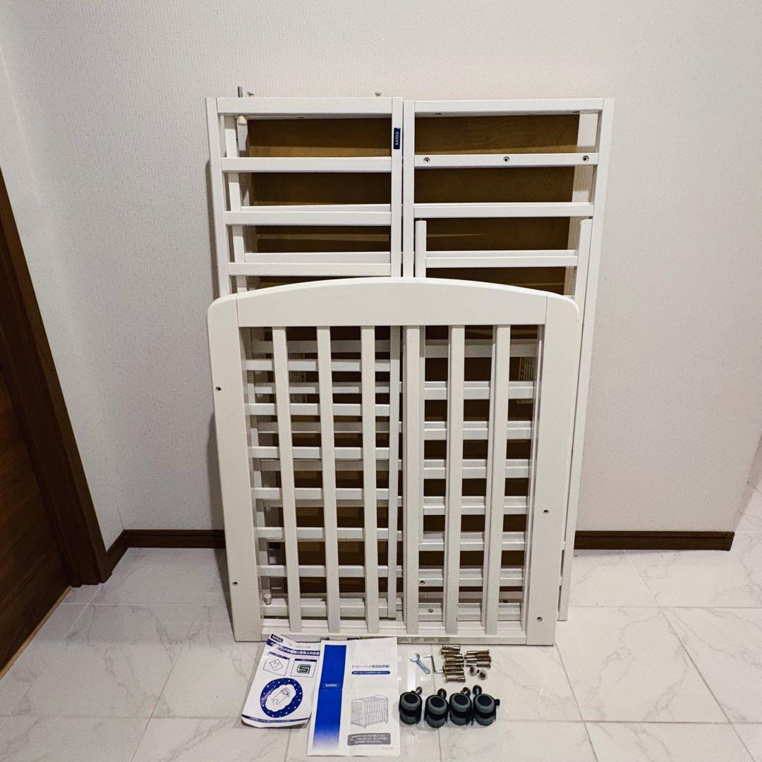 【♡送料込♡】カトージ  ベビーベッド　チャーミー⭐︎ ぽち