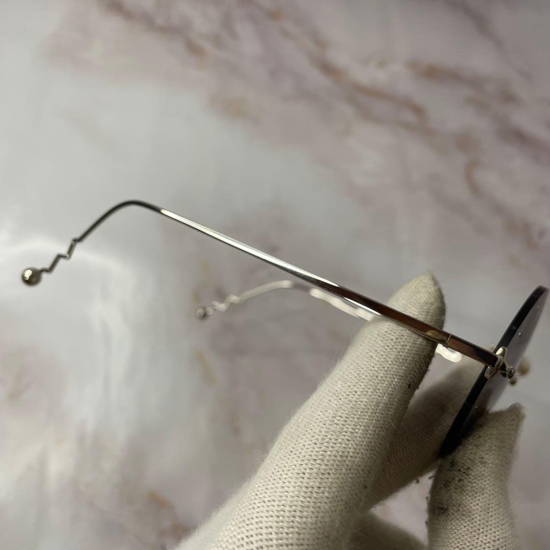 megane and me パール ピアス ラウンド サングラス ケース付き