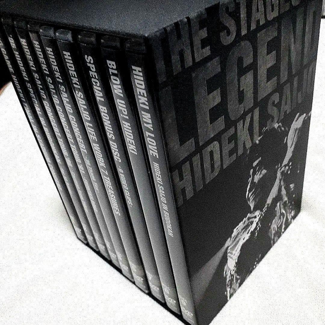 西城秀樹LEGEND DVD BOX9枚組　（武道館、大阪球場ライブを含む）