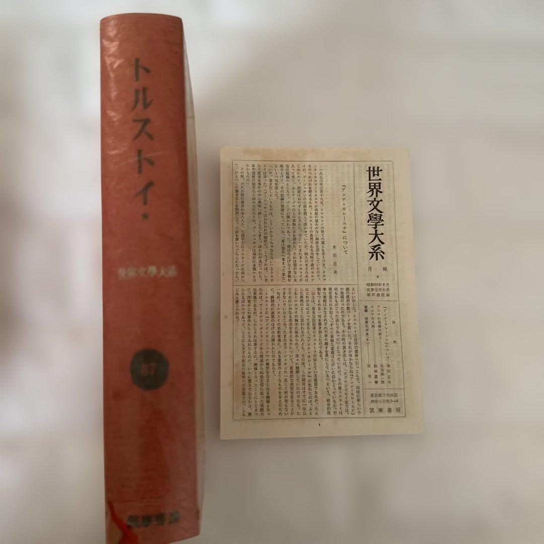 世界文学大系全集23巻