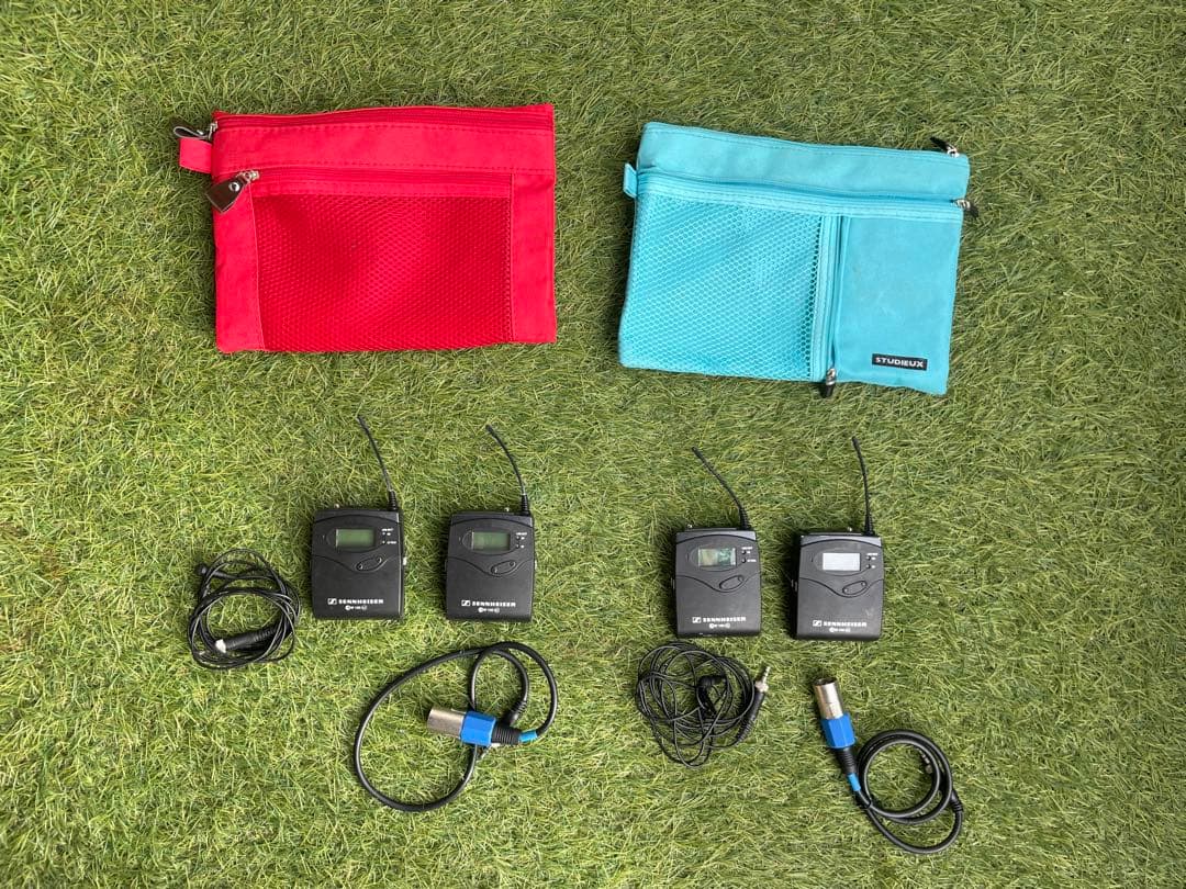 Sennheiser EW 100 ワイヤレスシステム ピンマイク 2本