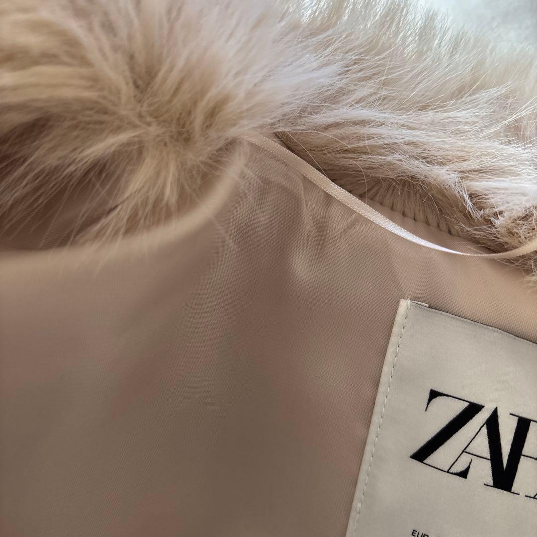 新品未使用　ファー　フェイクファー　ジャケット　コート　ZARA ザラ