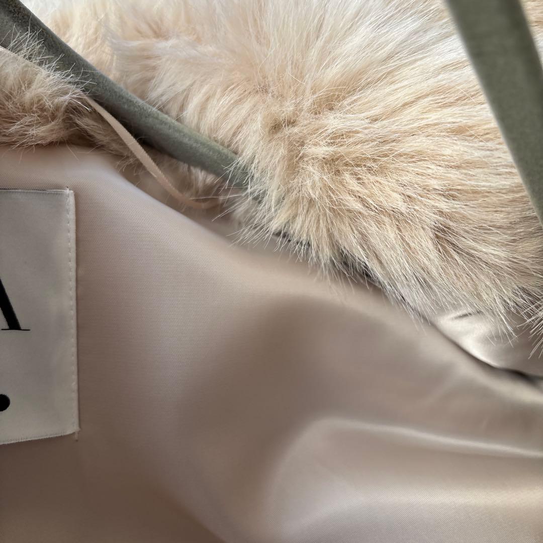 新品未使用　ファー　フェイクファー　ジャケット　コート　ZARA ザラ