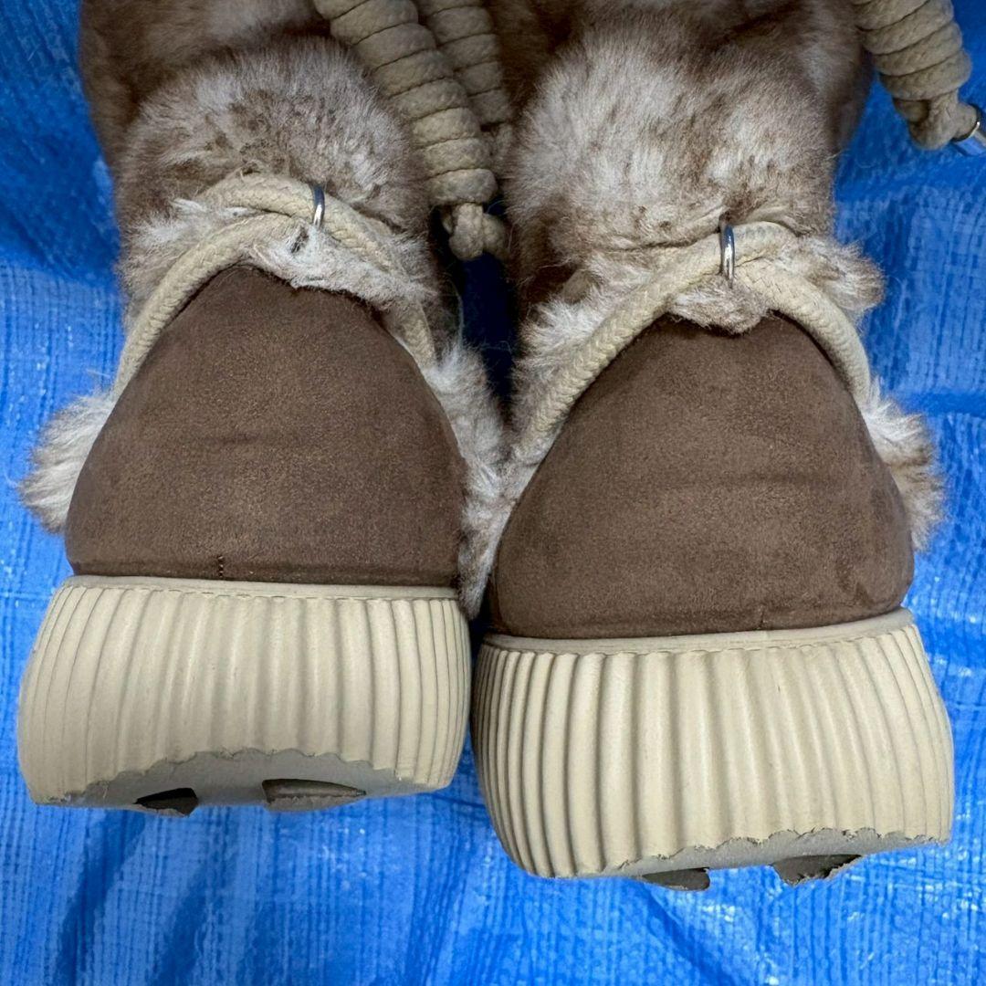 訳あり　YELLO YGRITTE FAUX FUR BOOTS